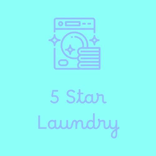 5 Star Laundry Logo